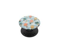 Mongolfiera, cielo, modello, nuvole, sole, avventura, viaggio PopSockets PopGrip Adesivo
