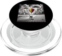 Mongolfiera E Gatto Con UFO PopSockets PopGrip per MagSafe