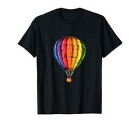 Mongolfiera LGBT Pride Festival Outdoor Rainbow Aviazione Maglietta
