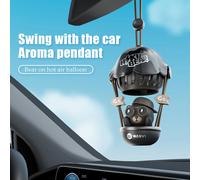 Mongolfiera orso deodorante per auto accessori appesi profumo diffusore di fragranze decorazione specchietto retrovisore ciondolo gancio