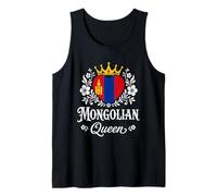 Mongolian Queen Mongolia Flag Proud Mongolian Woman Canotta