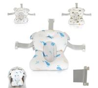 Moni Cuscino da bagno per bambini Sea Stars HA-B48 – clip in plastica – Blu