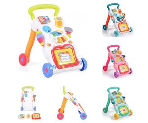 Moni girello dei sogni, centro giochi, tavolo da disegno, melodie e suoni, colorazione:blu