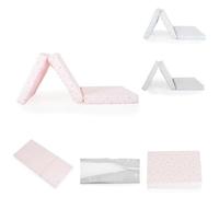Moni materasso pieghevole per culla Mirage 120 x 60 x 6 cm Rivestimento lavabile, colorazione:rosa