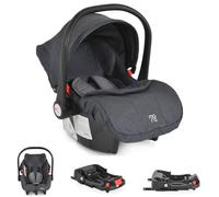 Moni sedile auto Trio Set con base Isofix Royal, i-Size (40-87 cm), adattatore, colorazione:grigio