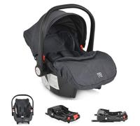 Moni sedile auto Trio Set con base Isofix Royal, i-Size (40-87 cm), adattatore, colorazione:nero