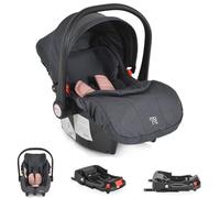 Moni sedile auto Trio Set con base Isofix Royal, i-Size (40-87 cm), adattatore, colorazione:rosa