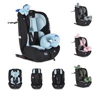 Moni seggiolino bambini i-Size i-Safe (76-150 cm) Isofix, Top Tether, regolabile, colori:blu