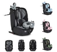 Moni seggiolino bambini i-Size i-Safe (76-150 cm) Isofix, Top Tether, regolabile, colori:grigio
