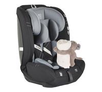 Moni seggiolino bambini i-Size Start (76-150cm) poggiatesta regolabile, peluche, colorazione:grigio
