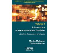 Monica Mallowan Christian Marco Information et communication durable (Tascabile)