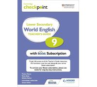 Monica Menon Cambridge Checkpoint Lower Secondary World En (Mixed Media Product)