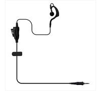 MONICONA Auricolare a forma di G con gancio auricolare in linea PTT Mic auricolare per Motorola EVX-S24 Yaese VX-6R FT-270R Icom IC-4300L IC-M25 Standard Horizon HX320 HX210 HX40 HX890 radio
