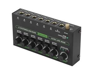 Monier Monte Steere, Light Effect RGB DC5V Tipo C di 6 Strade Mixer Udibile a 1/4 Pollici TRS TS per le Prestazioni dello Stadio (Spina europea)