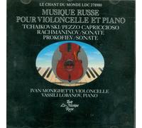 Monighetti - Musique russe pour violoncelle et piano