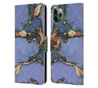 MONIKA STRIGEL GEMME E ORO CUSTODIA COVER PORTAFOGLIO IN PELLE PER APPLE iPHONE