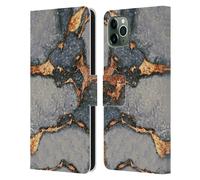 MONIKA STRIGEL GEMME E ORO CUSTODIA COVER PORTAFOGLIO IN PELLE PER APPLE iPHONE