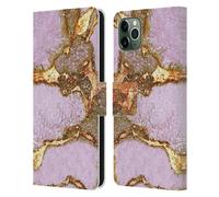 MONIKA STRIGEL GEMME E ORO CUSTODIA COVER PORTAFOGLIO IN PELLE PER APPLE iPHONE