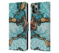 MONIKA STRIGEL GEMME E ORO CUSTODIA COVER PORTAFOGLIO IN PELLE PER APPLE iPHONE