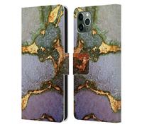 MONIKA STRIGEL GEMME E ORO CUSTODIA COVER PORTAFOGLIO IN PELLE PER APPLE iPHONE