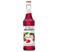 Monin - Bottiglia da 70 cl, sciroppo di fragole, sciroppo di cocktail alla fragola, per cocktail e bevande