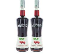 Monin Ciliegia Cherry Brandy Francia, 700 ml (Confezione da 2)
