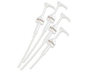 Monin - Pompa per sciroppo originale, 4 pezzi, per bottiglie di vetro da 0,7 l