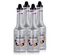 Monin Purea di frutta Passion per cocktail – Set da 4 x 1 litri
