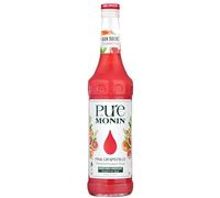 MONIN Sciroppo di pompelmo rosa 0,7 l | Concentrato di pompelmo rosa Zero Sugar per cocktail, cocktail analcolici e rinfrescante sapore di agrumi