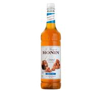 MONIN Sciroppo premium senza zucchero al caramello da 1 litro per caffè e cocktail. Aromi e coloranti naturali al 100%, adatto ai vegani, senza allergeni. Sciroppo di caffè senza zucchero