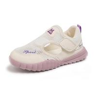 Monissy Scarpe da Ginnastica Tela Scarpe Bambina Eleganti Scarpe Outdoor Multisport Banda Elastica Confortevole Traspirante Ginnastica Badminton Skateboard Ciclismo Tennis Sportivi Viola 32