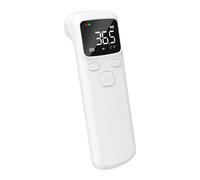 Moniteur De Température - 5pouce Thermomètre Frontal | Abs Capteur Infrarouge - Thermomètre Sans Contact à éCran Lcd Rétroéclairé, Mesure Précise Pour Bébés, Adultes à Domicile Ou En