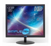 MONITOR 15" QUADRATO 4:3 5:4 POS CASSA DVR HDMI VGA CON AUDIO SCHERMO PC FISSO [EEK: A]