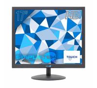 MONITOR 17" QUADRATO 4:3 5:4 TOUCH SCREEN POS CASSA DVR SCHERMO TOUCHSCREEN PC [EEK: G]