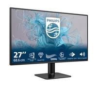 Philips Monitor 27E2N2500 da 27 pollici QHD, 120 Hz, IPS, Adaptive Sync, 1 ms MPRT, HDR10 (2560 x 1440, HDMI 1x 2.0, DP 1x 1.4) nero/rosso