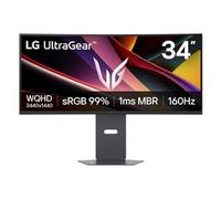 Monitor 34" ( LED 3440x1440 UWQHD 160Hz ) ULTRAGEAR Curvo Black 34G600A B AEU