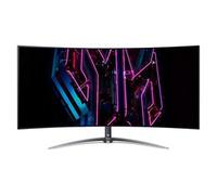 Acer predator x45bmiiphuzx monitor gaming pc curvo 1800r 44.5``, display oled qhd, freesync premium, 240 hz, 0.01 ms, 21:9, hdmi 2.0, dp 1.4, usb 3.2, type-c, speaker integrati, regolazione di altezza