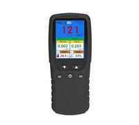Monitor a qualità 'aria 9 in 1 for interni ed esterni PM2.5, PM1.0, PM10, HCHO, rilevatore tester sensore di temperatura e umidità