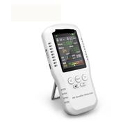 Monitor a qualità 'aria Monitor 'umidità a temperatura CO2 CO PM2.5 HCHO TVOC Rilevatore a qualità 'aria domestica con sensori reali,Monitoraggio della sicurezza aerea