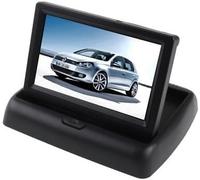 Monitor A Scomparsa Da 4.3 Pollici LCD Retrovisore Auto, 2 Canali Di Ingresso Av