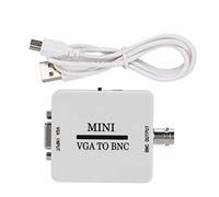 Monitor adattatore video, adattatore video HDTV, mini HD VGA a BNC 1920 X 1080 convertitore video USB per monitor HDTV TV computer Connect