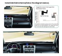 Monitor Android Per Auto + Adattatore BOX Solo Compatibile Con Il Marchio