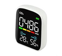 Monitor anidride carbonica con tecnologia NDIR per la valutazione della sicurezza dell'aria interna Misurazione dell'umidità della temperatura 400-5000 PPM (senza WiFi)