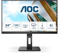 AOC Pro-line 24P2QM - Serie P2 - schermo LED - 24" (23.8" visibile) - 1920 x 1080 Full HD (1080p) @ 75 Hz - VA - 300 cd/m² - 3000