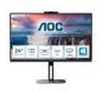 MONITOR AOC LED 23.8" Wide 24V5CW/BK IPS 1920x1080 4ms 300cd/mq 20.000.0001 2x5W MM WEBCAM PIVOT Reg.H HDMI DP USB-C Docking NEW