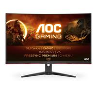MONITOR AOC LED 31.5" Wide CURVED C32G2ZE/BK VA 1920x1080 1ms 300cd/mq 4.0001(80.000.0001) 2HDMI DP VESA 240HZ GAMING NEW