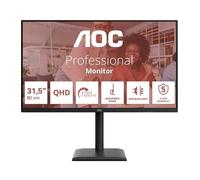 Monitor AOC Q32E4U 31,5" Quad HD 100Hz IPS Hub USB Altoparlanti 4ms