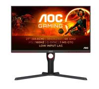 AOC G3 U27G3X/BK Monitor PC 68,6 cm (27") 3840 x 2160 Pixel 4K Ultra HD LED Nero, Rosso