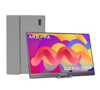 Monitor ARZOPA 14" Full HD 60Hz IPS HDR USB-C MiniDP Altoparlanti Dual Stand Leggero