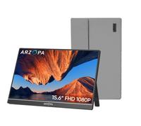 Monitor ARZOPA 15,6" Full HD 1080P IPS Portatile Ultrasottile Con Supporto Multimodo